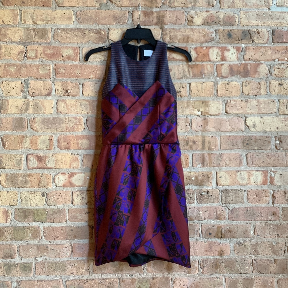 NWT Porter Grey silk dress